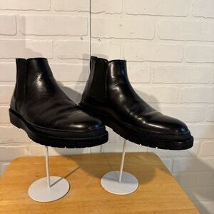 Aldo Jiro Glossy Black Ankle Boots